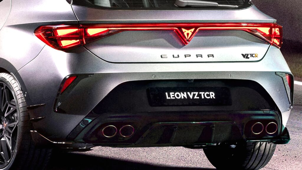 Cupra Leon VZ TCR en pleine action