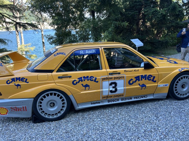 梅赛德斯-奔驰 190 E Evo II Camel版：科莫湖畔吸睛的DTM传奇