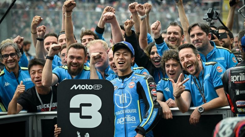 MotoGP法国站：鬼木苍（Ai Ogura）首登领奖台，日本新星崛起势不可挡